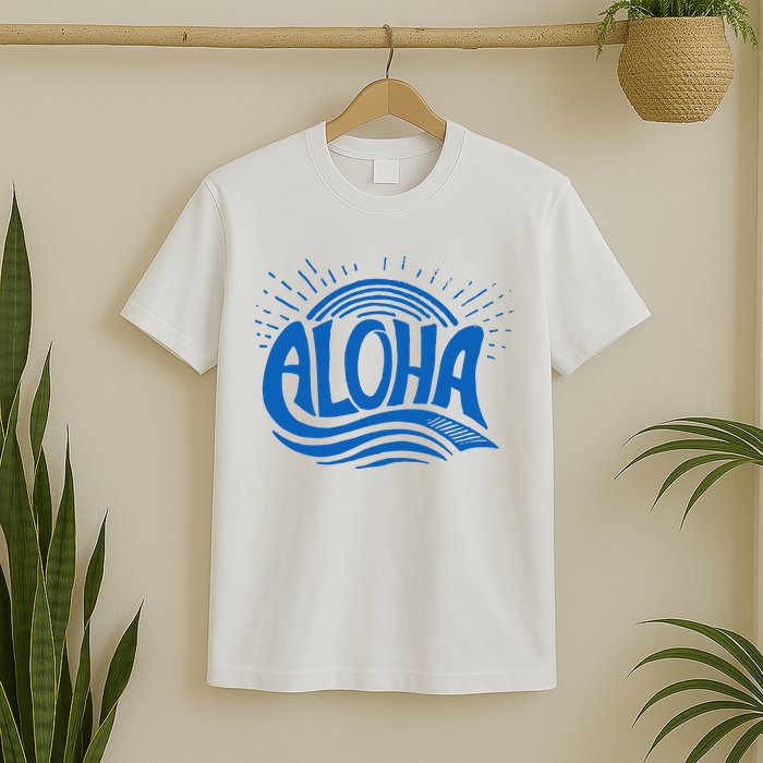 Aloha Tropical Surfer T-Shirt