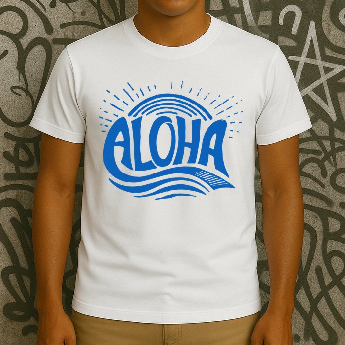 Aloha Tropical Surfer T-Shirt