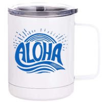 Aloha Tropical Surfer 12 oz Stainless Steel Tumbler Cup