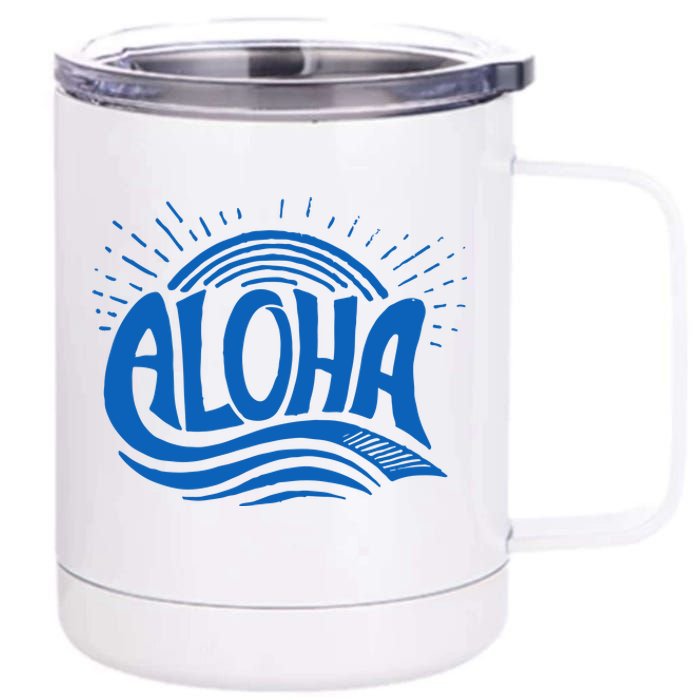 Aloha Tropical Surfer 12 oz Stainless Steel Tumbler Cup