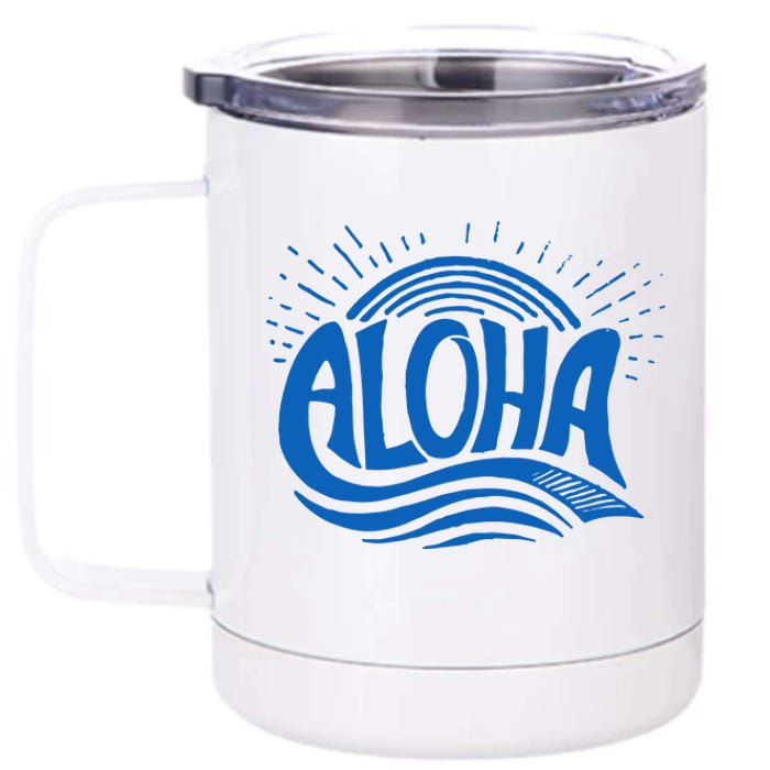 Aloha Tropical Surfer 12 oz Stainless Steel Tumbler Cup