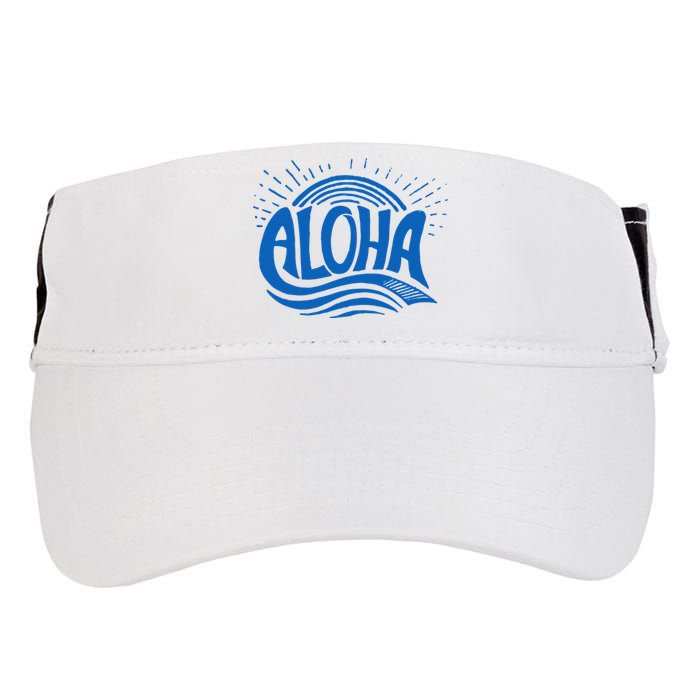 Aloha Tropical Surfer Adult Drive Performance Visor