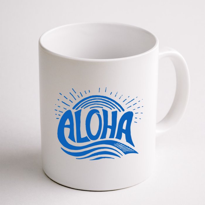 Aloha Tropical Surfer Coffee Mug