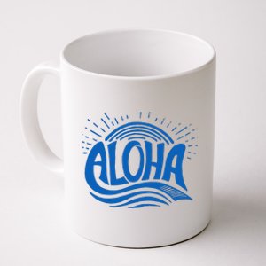 Aloha Tropical Surfer Coffee Mug