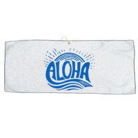 Aloha Tropical Surfer Large Microfiber Waffle Golf Towel