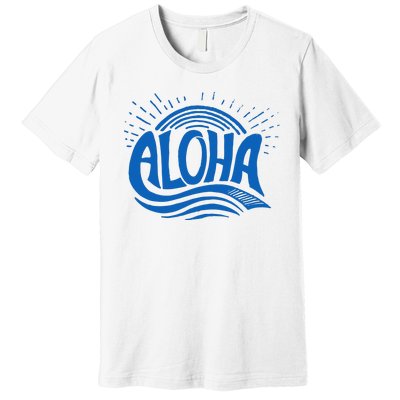 Aloha Tropical Surfer Premium T-Shirt