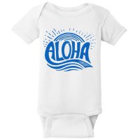 Aloha Tropical Surfer Baby Bodysuit