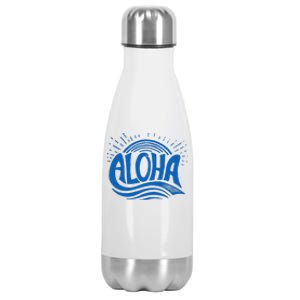 Aloha Tropical Surfer Stainless Steel Insulated Water Bottle