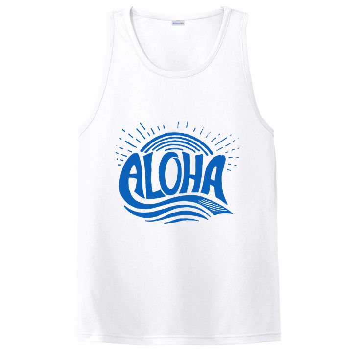 Aloha Tropical Surfer PosiCharge Competitor Tank