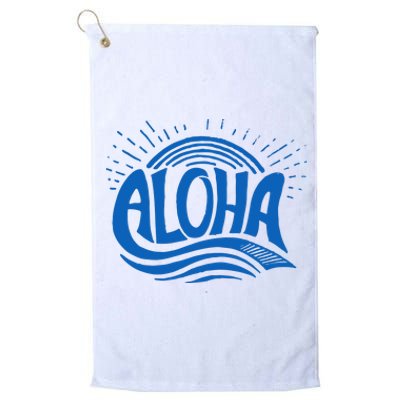 Aloha Tropical Surfer Platinum Collection Golf Towel