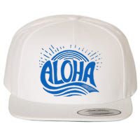 Aloha Tropical Surfer Wool Snapback Cap