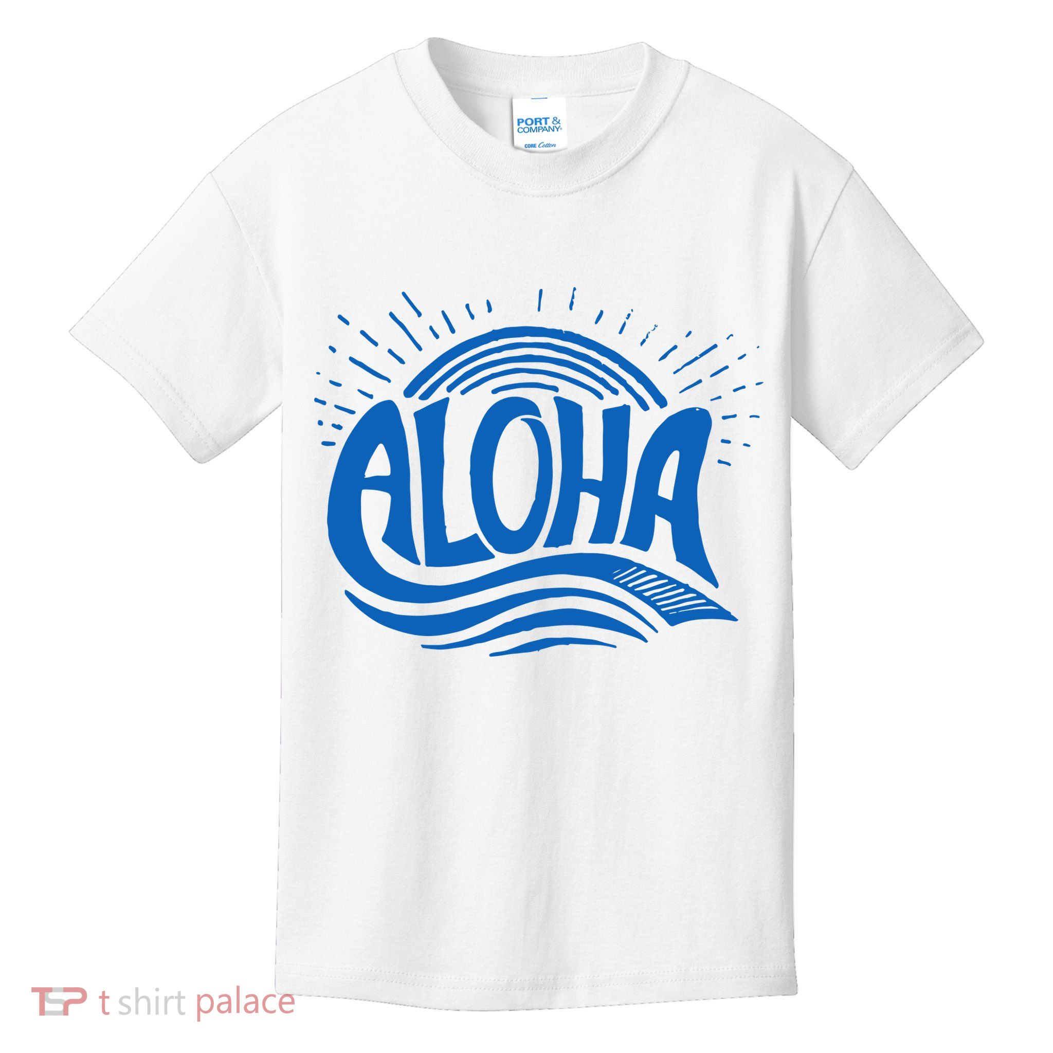Aloha Tropical Surfer Kids T-Shirt