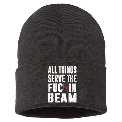 All Things Serve The Fuc In Beam Sustainable Knit Beanie