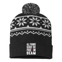 All Things Serve The Fuc In Beam USA-Made Snowflake Beanie