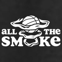 All The Smoke Funny Basketball Podcast Adult Drive Performance Visor