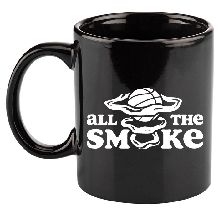 All The Smoke Funny Basketball Podcast 11oz C Handle Ceramic Mug