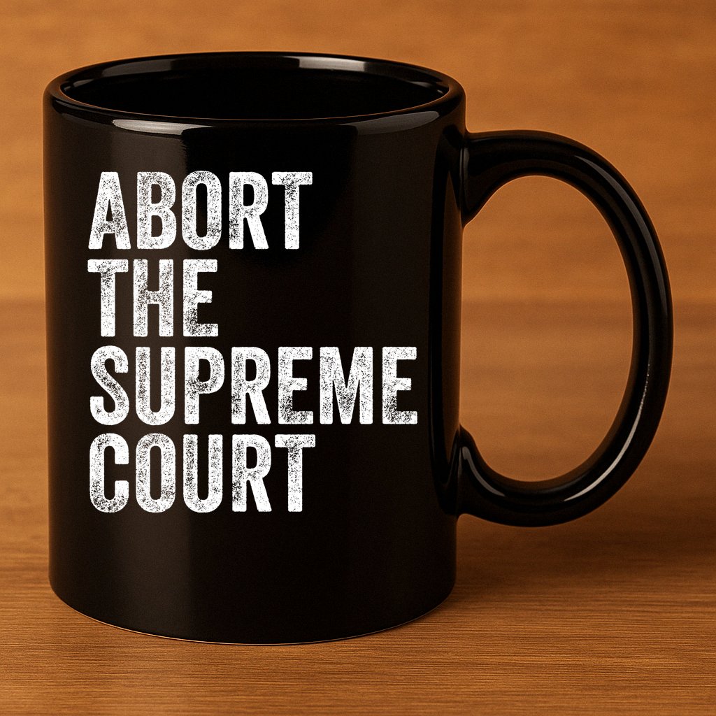 ABORT THE SUPREME COURT 11oz C Handle Ceramic Mug