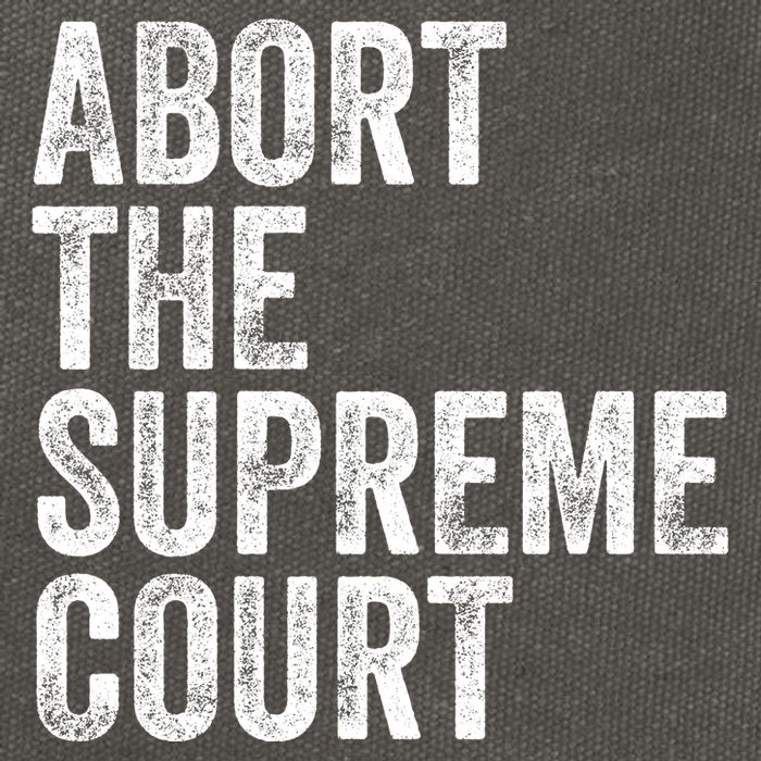 ABORT THE SUPREME COURT Cotton Canvas Backpack