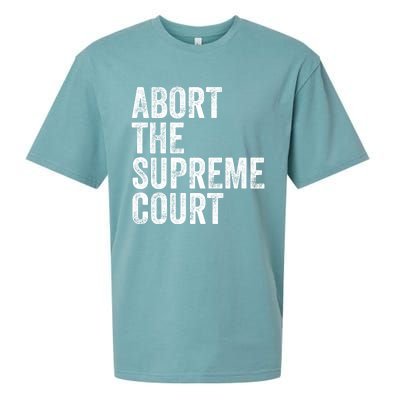 ABORT THE SUPREME COURT Sueded Cloud Jersey T-Shirt