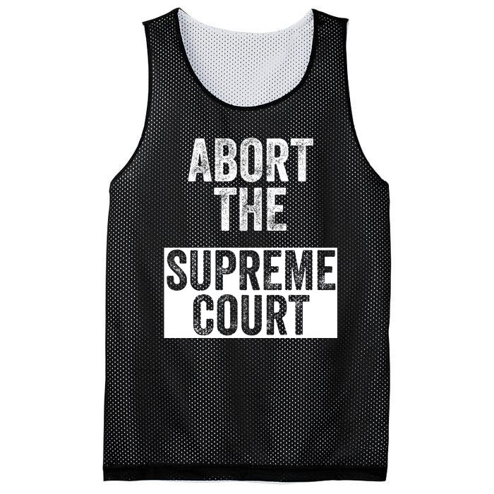 ABORT THE SUPREME COURT Mesh Reversible Basketball Jersey Tank