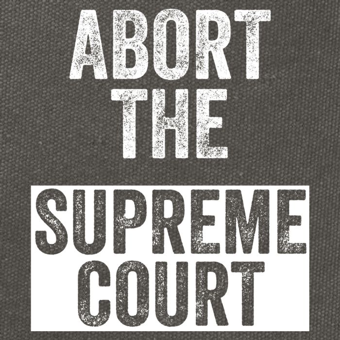 ABORT THE SUPREME COURT Cotton Canvas Backpack