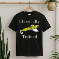 Ally Trained Slide Rule Retro Math Engineer T-Shirt
