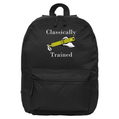 Ally Trained Slide Rule Retro Math Engineer 16 in Basic Backpack