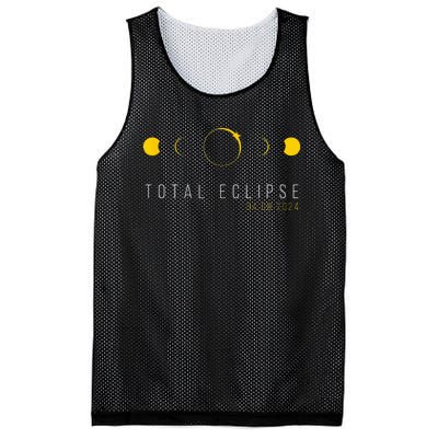 American Totality Solar Lunar Eclipse April 8 2024 Mesh Reversible Basketball Jersey Tank