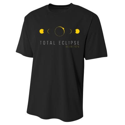 American Totality Solar Lunar Eclipse April 8 2024 Performance Sprint T-Shirt