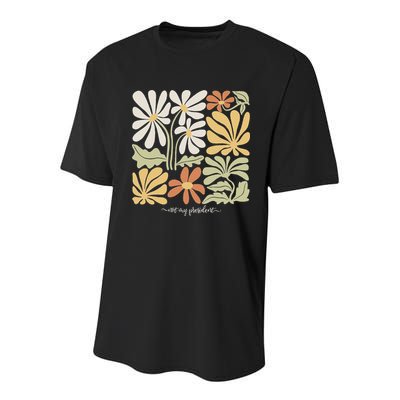 Anti Trump Subtle Not My President Flowers Youth Performance Sprint T-Shirt