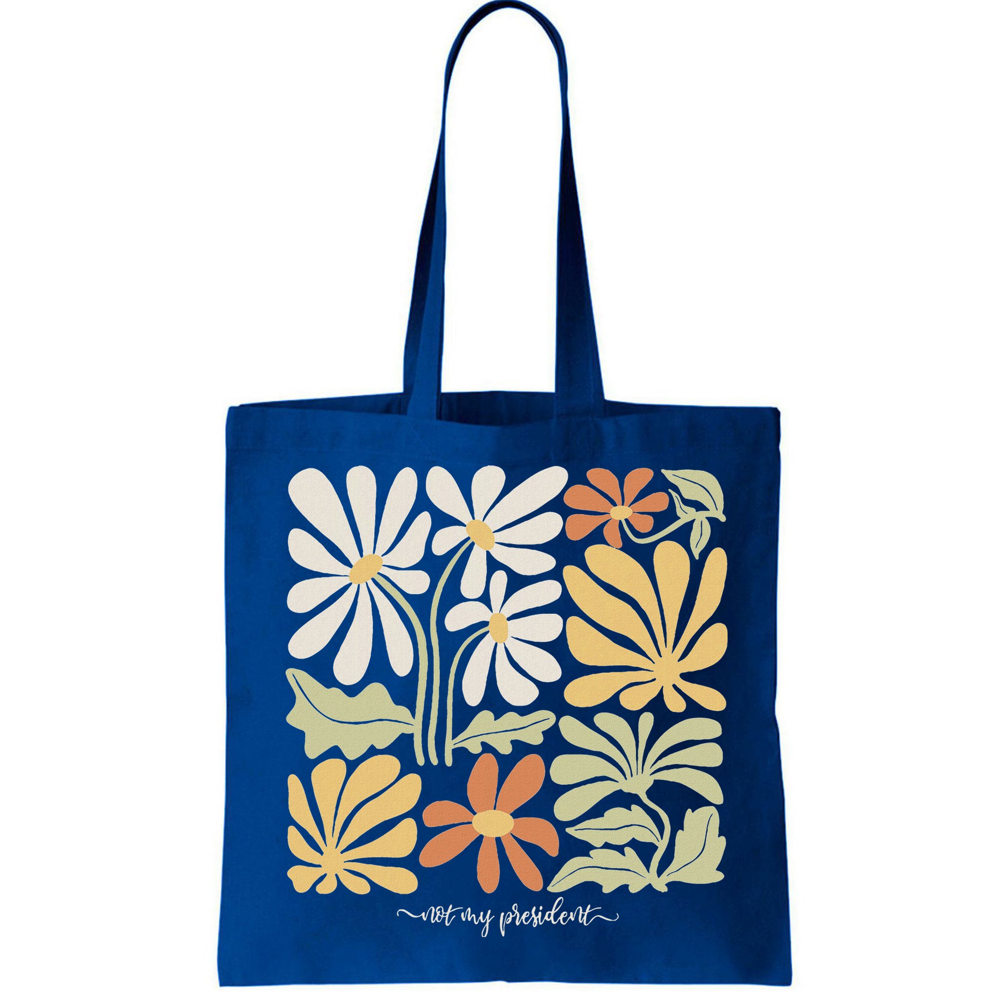 Anti Trump Subtle Not My President Flowers Bag