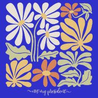 Anti Trump Subtle Not My President Flowers Visor