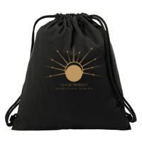 American Total Solar Eclipse April 8th 2024 Drawstring Bag