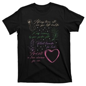 Always Throw Spilled Salt Practical Magic Inspirit Quote T-Shirt