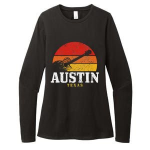 Austin Texas Souvenir Guitar Music Lover Womens CVC Long Sleeve Shirt