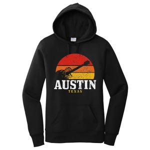 Austin Texas Souvenir Guitar Music Lover Women's Pullover Hoodie