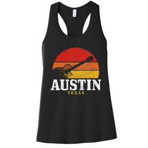 Austin Texas Souvenir Guitar Music Lover Women's Racerback Tank