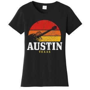 Austin Texas Souvenir Guitar Music Lover Women's T-Shirt