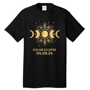 American Total Solar Eclipse April 8th 2024 Tall T-Shirt