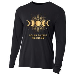 American Total Solar Eclipse April 8th 2024 Cooling Performance Long Sleeve Crew