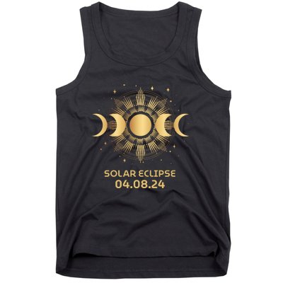 American Total Solar Eclipse April 8th 2024 Tank Top