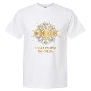 American Total Solar Eclipse April 8th 2024 Garment-Dyed Heavyweight T-Shirt