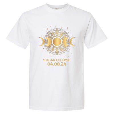 American Total Solar Eclipse April 8th 2024 Garment-Dyed Heavyweight T-Shirt