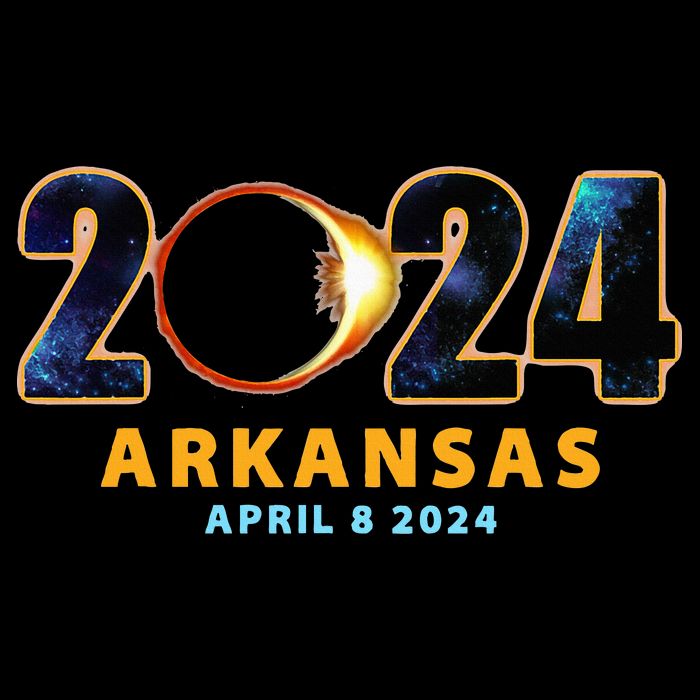 Arkansas Total Solar Eclipse 2024 Button