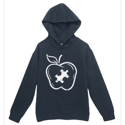 Autism Teacher Special Education Awareness Apple Urban Pullover Hoodie