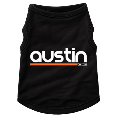 Austin Texas Souvenir Vintage Funny Texas Austin Doggie Tank