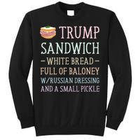 Anti Trump Sandwich Sign Funny Sweatshirt