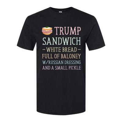 Anti Trump Sandwich Sign Funny Softstyle® CVC T-Shirt