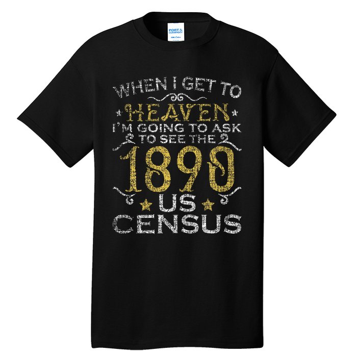 Ask To See The 1890 US Census Genealogy Genealogist Ancestry Tall T-Shirt