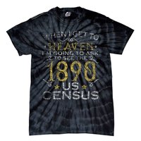 Ask To See The 1890 US Census Genealogy Genealogist Ancestry Tie-Dye T-Shirt